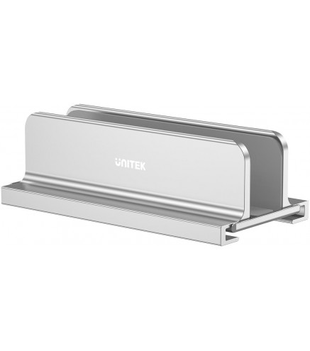 Unitek Stojak na laptopa, pionowy, aluminium