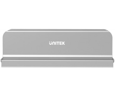 Unitek Stojak na laptopa, pionowy, aluminium