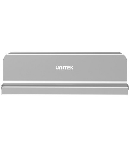 Unitek Stojak na laptopa, pionowy, aluminium