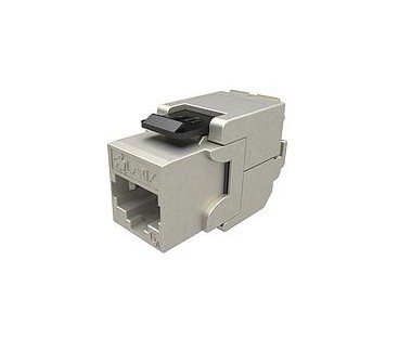 Moduł Keystone samozaciskowy Solarix Cat.6A STP RJ45 SXKJ-10G-STP-BK-SA