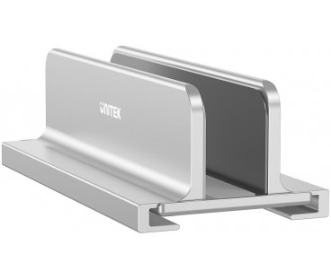 Unitek Stojak na laptopa, pionowy, aluminium