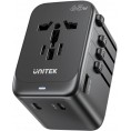 Unitek P1122ABK01 Ładowarka podróżna EU/US/UK/AUS PD 65 W