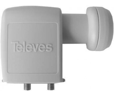 Konwerter Twin Televes ref. 747002 szary