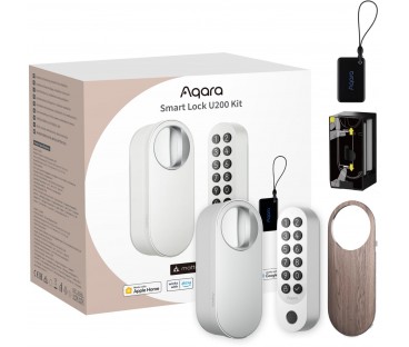 Aqara Smart Lock U200 Kit Biały Inteligentny zamek do drzwi EL-D02DW