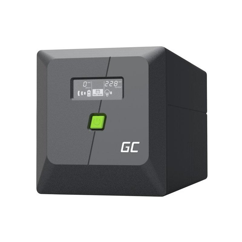 UPS ZASILACZ AWARYJNY Greencell PowerProof 1000VA 700W LCD CZYSTA SINUSOIDA