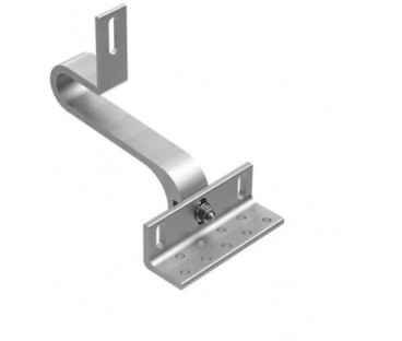 Uchwyt hak aluminiowy pod dachówkę z podwójną regulacją K-64