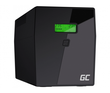UPS ZASILACZ AWARYJNY Green Cell MICROSINE 1000VA 700W Z WYŚWIETLACZEM LCD UPS08