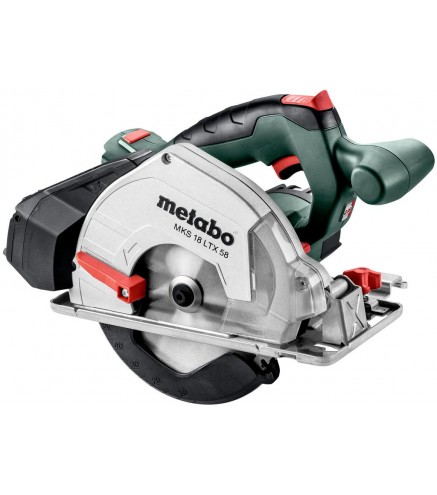 Akumulatorowa ręczna pilarka tarczowa do cięcia metalu Metabo MKS 18 LTX 58