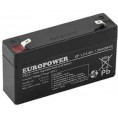 Akumulator AGM EUROPOWER serii EP 6V 1,2Ah (Żywotność 6-9 lat)