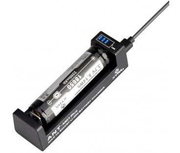 Ładowarka do akumulatorów cylindrycznych Li-ion 18650 Xtar ANT MC1 Plus micro USB-B