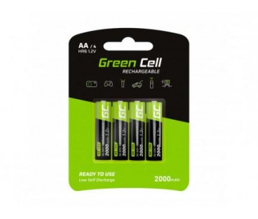 AKUMULATORKI Green Cell 4x AA HR6 2000mAh GR02