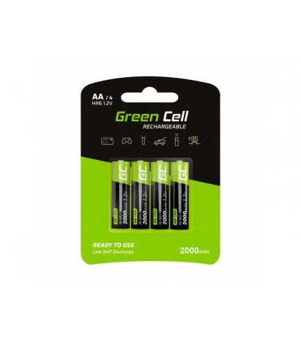 AKUMULATORKI Green Cell 4x AA HR6 2000mAh GR02