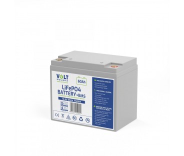 AKUMULATOR VOLT POLSKA LITOWO-ŻELAZOWO-FOSFORANOWY LiFePO4 12V 60Ah 60A