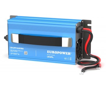 ŁADOWARKA PROSTOWNIK DO AKUMULATORÓW LiFePO4 EUROPOWER CH-LFP/12/35 14,6V 35A KONEKTOR M8