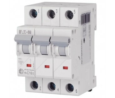 EATON WYŁĄCZNIK NADPRĄDOWY C 16A 3P 3M 6KA HN-C16/3