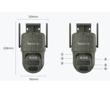 Kamera IP Reolink Trackmix Series G770 8MP LTE akomulatorowa z Panelem Solarnym