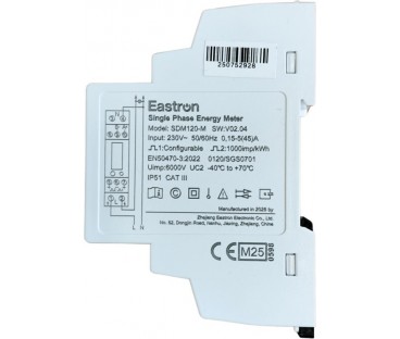 Licznik energii jednofazowy z Modbus dwukierunkowy VCX SDM120M (MID)