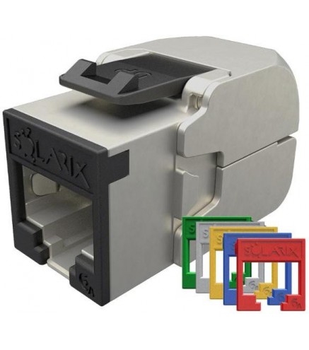 Moduł Keystone samozaciskowy Solarix Cat.6A STP RJ45 SXKJ-10G-STP-RAL-SA