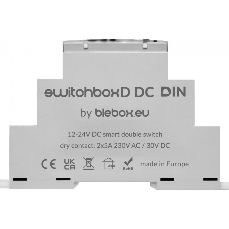 Moduł przekaźnikowy switchboxD DC DIN Blebox