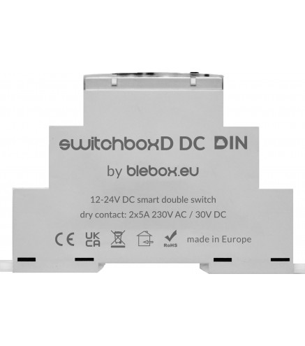Moduł przekaźnikowy switchboxD DC DIN Blebox