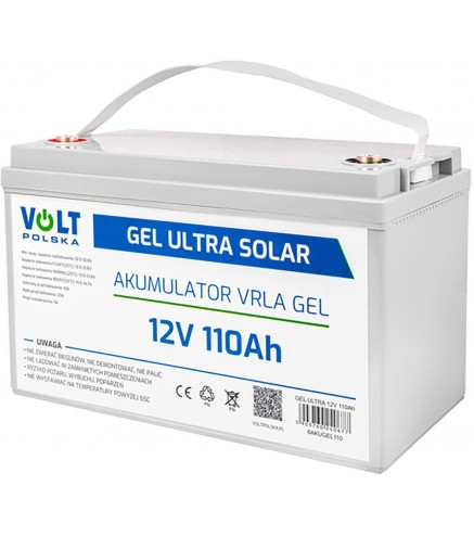 Akumulator Volt Polska GEL VPRO Solar 12V 110Ah