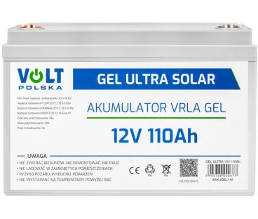 Akumulator Volt Polska GEL VPRO Solar 12V 110Ah