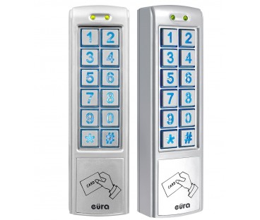 ZAMEK SZYFROWY ''EURA'' AC-30C7 (2 wyjścia, natynk, karta zbliżeniowa)