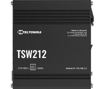 Teltonika TSW212 switch przemysłowy zarządzalny 8xGE 2xSFP (TSW212000000) DIN