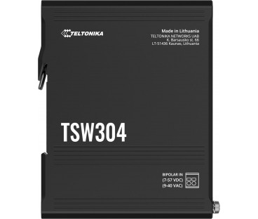 Teltonika TSW304 switch przemysłowy 4xGE (TSW304000000) DIN
