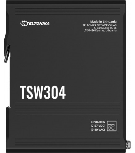 Teltonika TSW304 switch przemysłowy 4xGE (TSW304000000) DIN