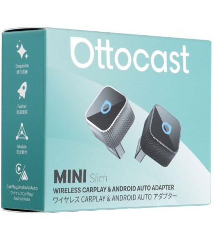 Bezprzewodowy adapter Ottocast Mini Cube T2 Bluetooth Wi-Fi do ekranu samochodowego Ottocast N95C