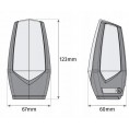 Lampa ostrzegawcza Motorline MP105 biała LED 12-230V z uchwytem (001PLM10918011)