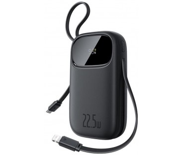 Powerbank Baseus EnerFill FC31 QPow3 20000 mAh 22,5 W PD 3.0 QC 3.0 czarny + kabel USB-C i Lighthing