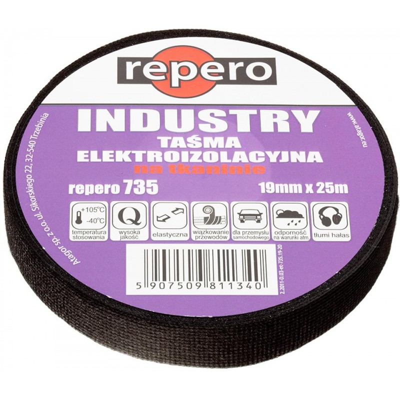 TAŚMA REPERO 735 INDUSTRY 25MMX25M