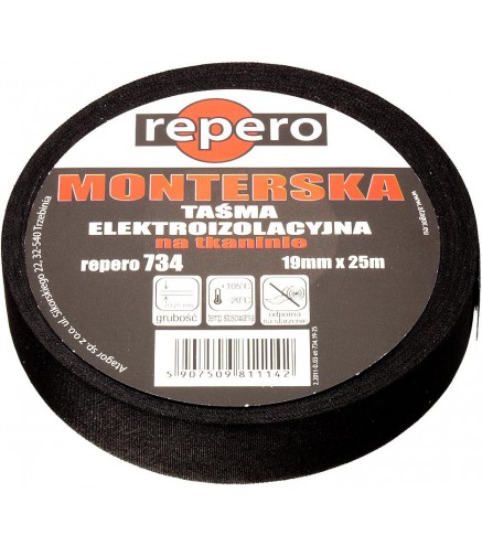 TAŚMA REPERO 734 MONTERSKA PARCIANA 19MMX25M