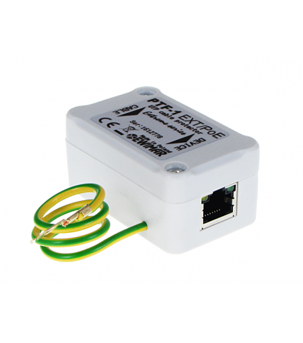 Zabezpieczenie przeciwprzepięciowe 1-kanałowe do kamer IP serii EXTREME EWIMAR PTF-51-EXT/PoE