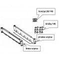 ZESTAW SZYN MONTAŻOWYCH DO SZAF 19" PowerWalker DLA UPS VFI