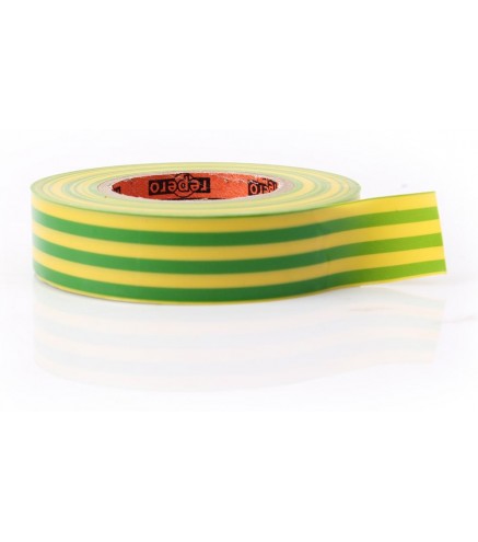 TAŚMA IZOLACYJNA REPERO 701 ŻÓŁTO-ZIELONA 19MMX20M