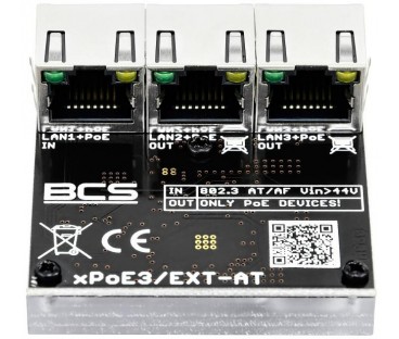 Switch POE  BCS POWER BCS-xPoE3/EXT-AT