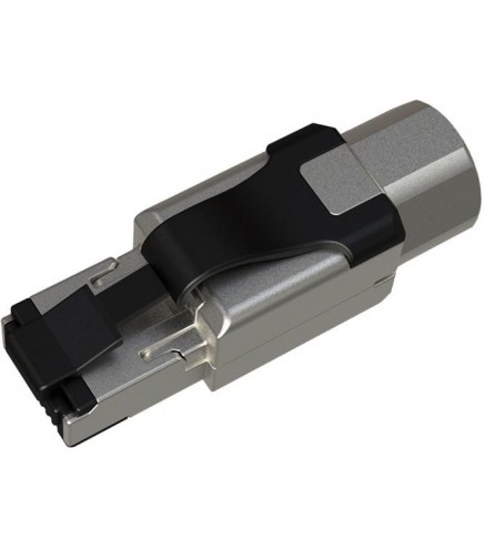 WTYK MODULARNY KONEKTOR PRZEMYSŁOWY SAMOZACISKOWY SOLARIX RJ45 CAT.6A STP NEW 1szt