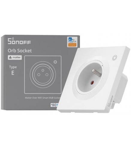 Inteligentne gniazdko ścienne Sonoff WS01TPE-E WiFi (typ E)