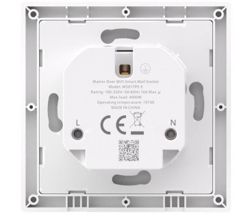 Inteligentne gniazdko ścienne Sonoff WS01TPE-E WiFi (typ E)