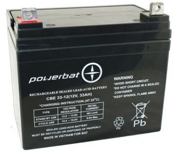 Akumulator PowerBat AGM 12V 33Ah