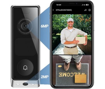 Wideodzwonek Ezviz EP8 Ultra 6MP+2MP Wi-Fi