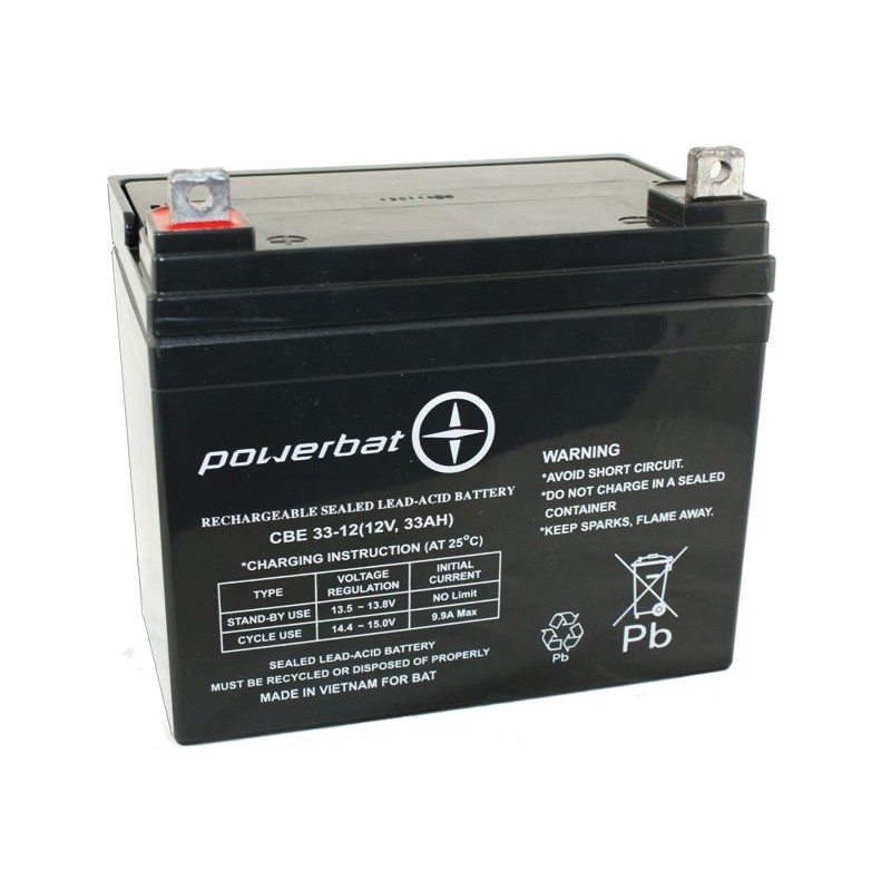 Akumulator PowerBat AGM 12V 33Ah