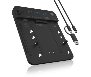 Stacja klonująca i dokująca IcyBox  IB-2913MCL-C31 dla M.2 NVMe SSD i HDD