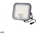 NAŚWIETLACZ SOLARNY LED BEMKO SOLPAR 10W 1500LM 3000/4000K IP65 CZARNY CZ. PIR