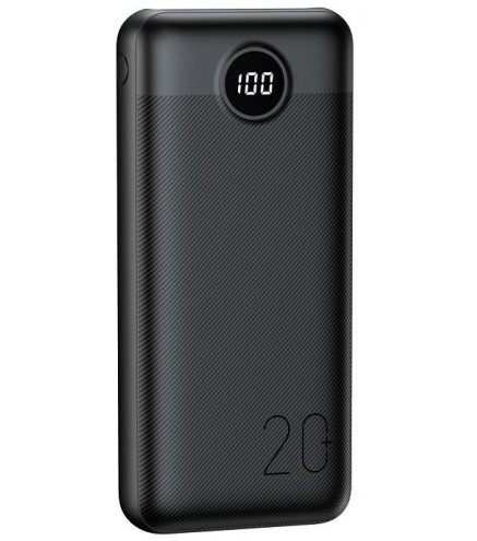 Powerbank Veger 20000 mAh 20 W PD QC 3.0 2x USB-A USB-C czarny