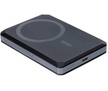 Powerbank Veger GeoWallet Tracker X5 5000 mAh 20 W PD QC 3.0 MFi MagSafe USB-C czarny