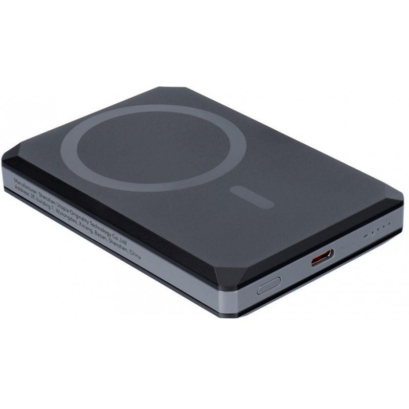 Powerbank Veger GeoWallet Tracker X5 5000 mAh 20 W PD QC 3.0 MFi MagSafe USB-C czarny